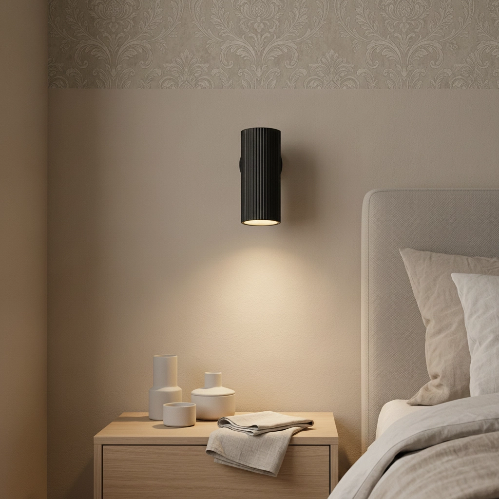 Wandspot Comet zwart