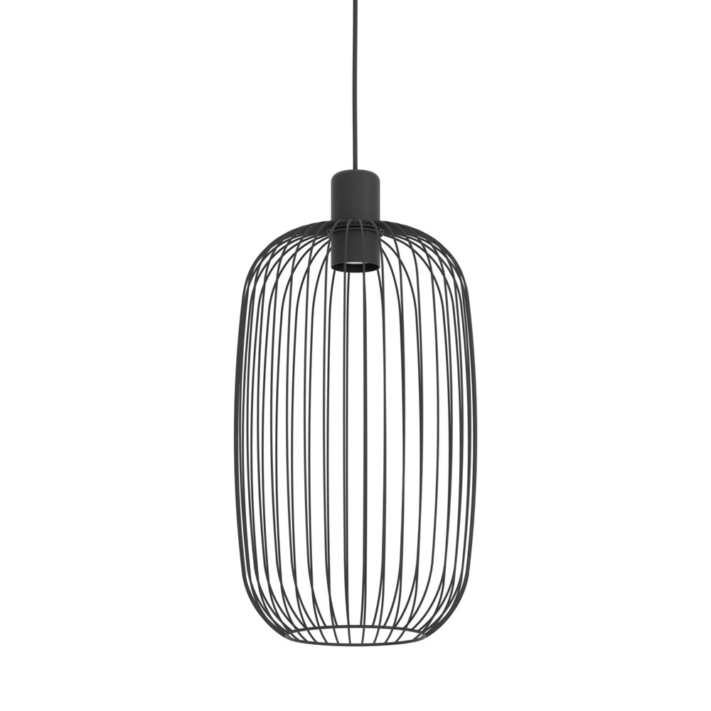 Draad hanglamp Lodods zwart Ø 22cm Eglo 9008606390274