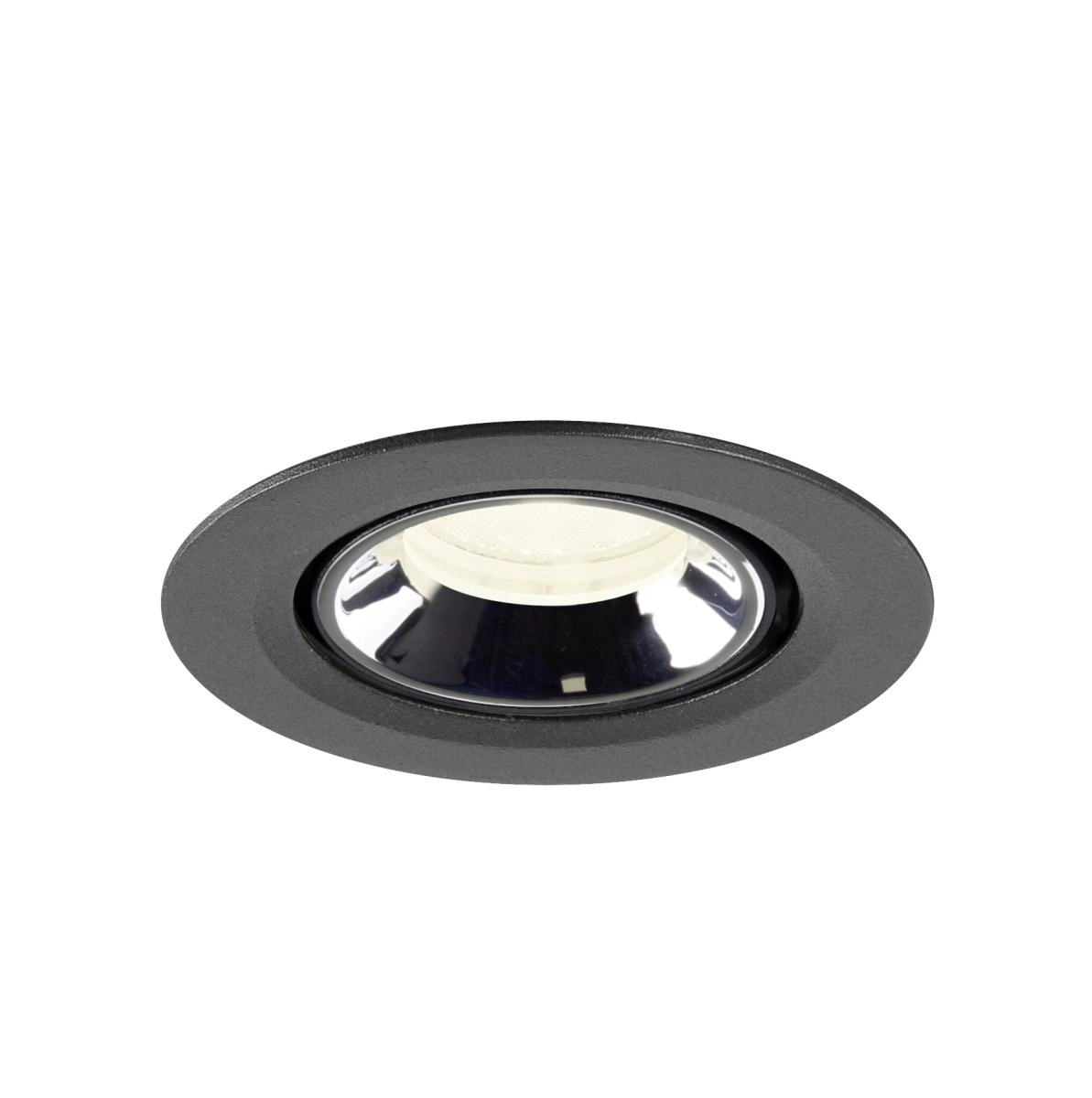 Inbouwspot Numinos Gimble XS zwart/chroom 4000K - 40gr SLV 4024163306874