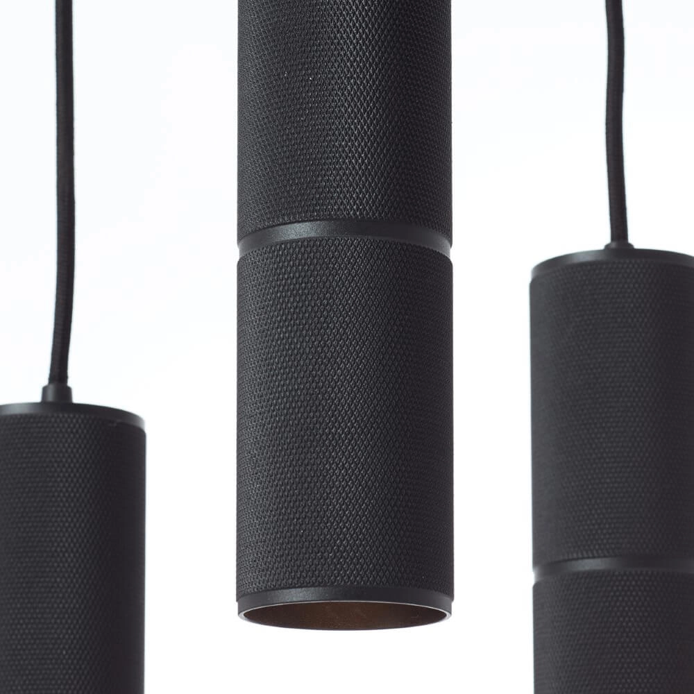 3-lichts hanglamp Marty Ø 30cm zwart Brilliant 4004353438264