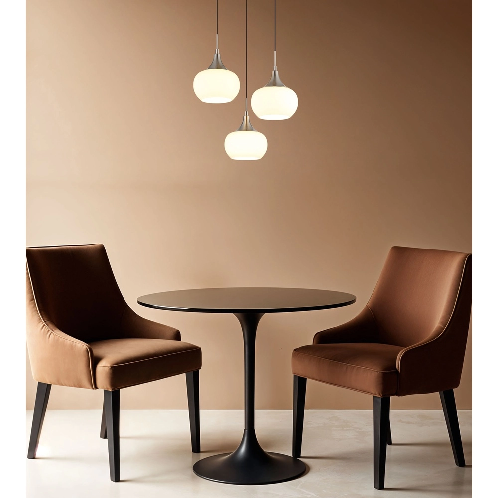 Design hanglamp Lui 3-lichts nikkel Globo 9007371589593