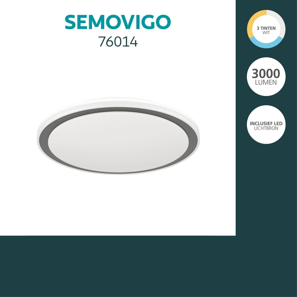 Design plafonniere Semovigo Ø 50cm Eglo 9008606391868