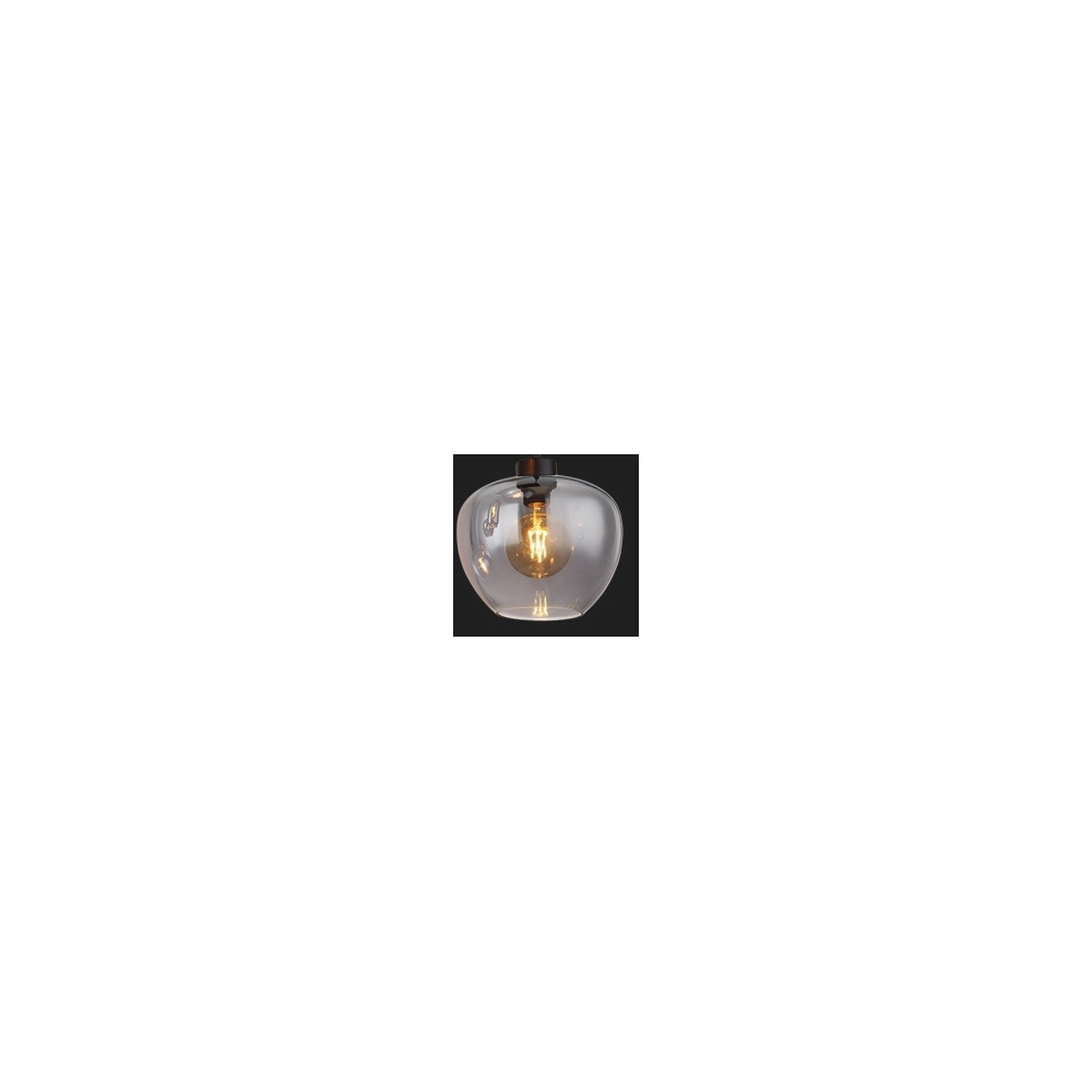 6-lichts hanglamp Matt zwart met smoke glas Globo 9007371454259