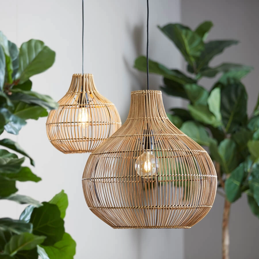 Hanglamp Pacino rotan Ø 30cm Light & Living 8717807614539