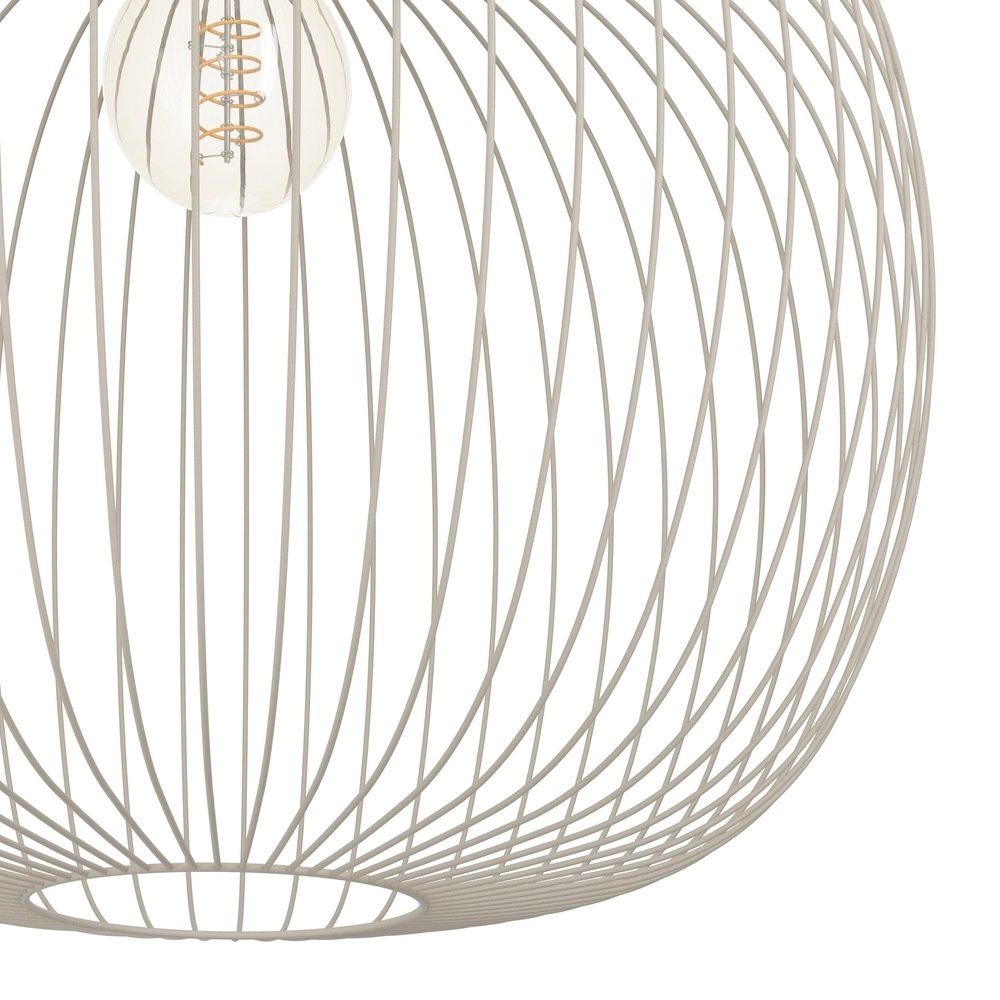 Draad hanglamp Lodods zand bruin Ø 45cm Eglo 9008606390281