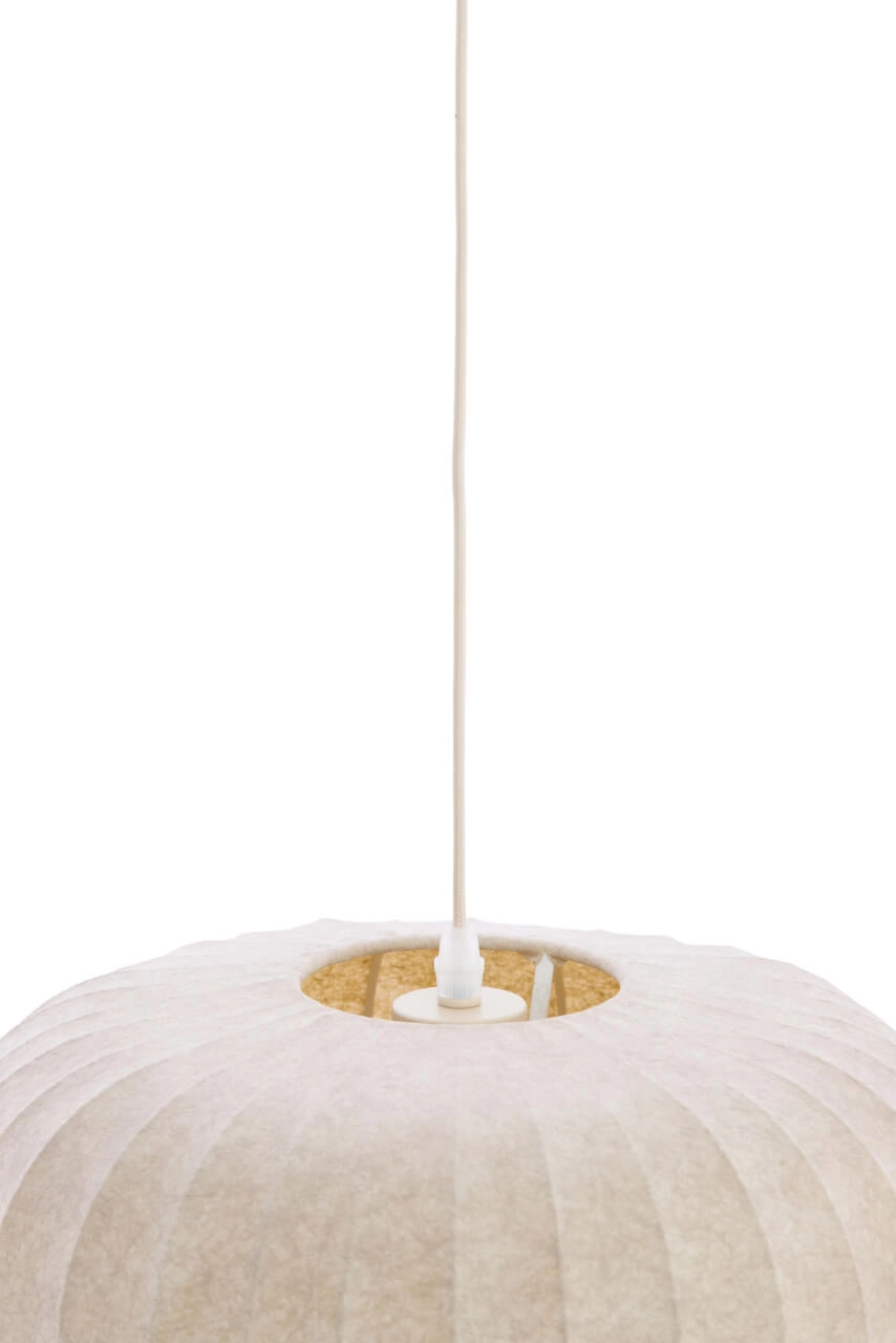 Japandi hanglamp Lexa crème Ø 35cm Light & Living 8717807756840