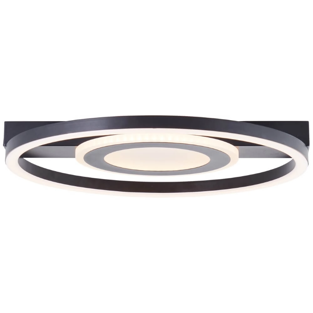 Plafondlamp Maureen Ø 37cm zwart Brilliant 4004353420061
