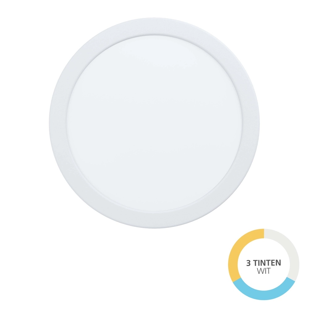 Inbouw lamp Fueva 6 rond - wit - Ø 21,6cm