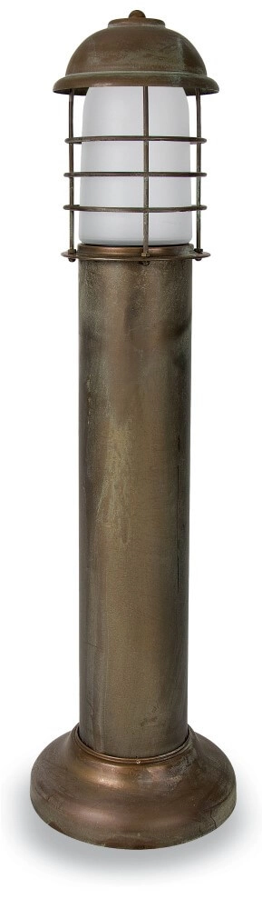 Staande buitenlamp Torcia M - verouderd messing
