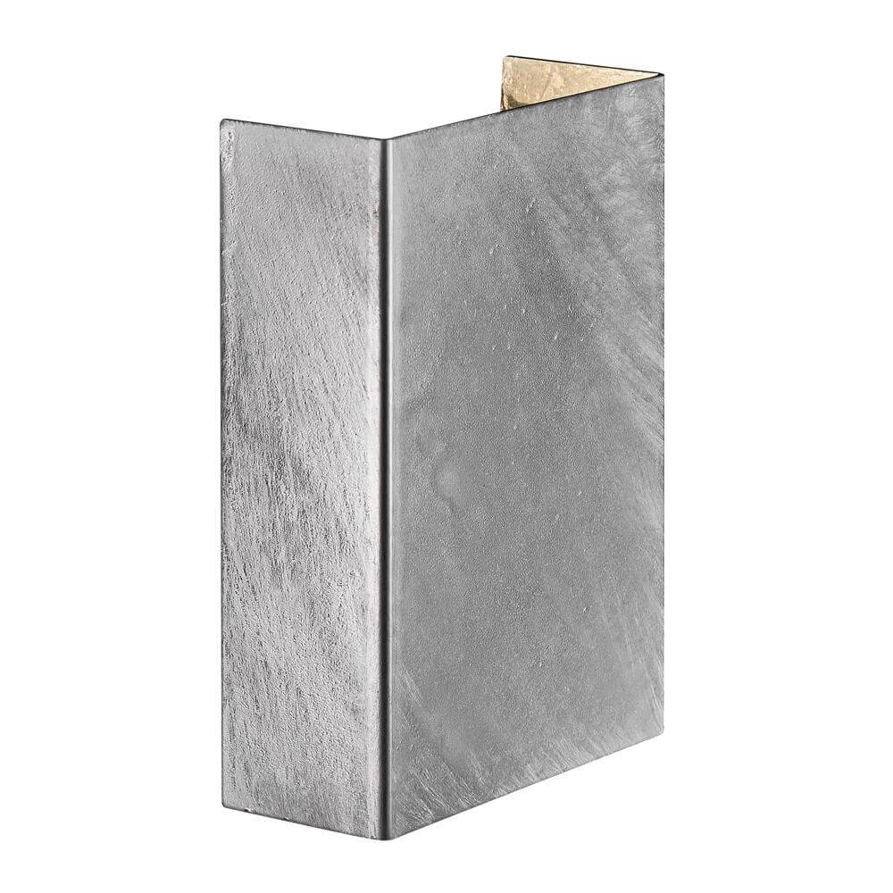Wandlamp zink Fold strak design