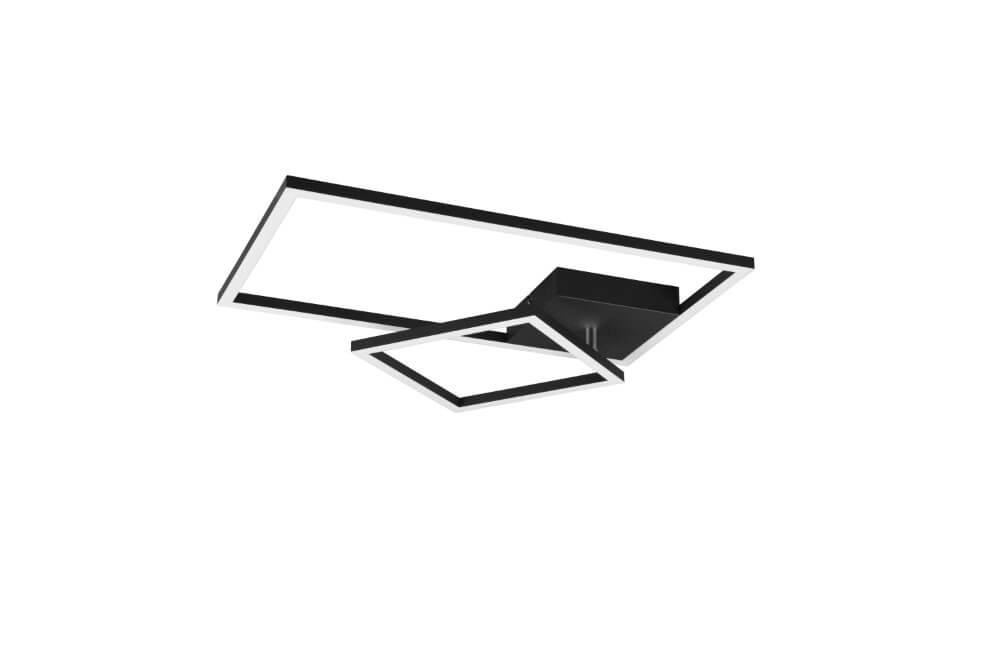 Zwarte plafondlamp Padella led Trio 4017807521832