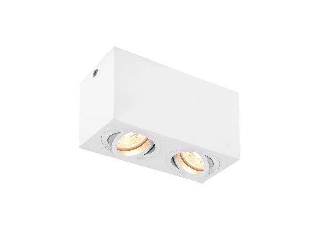 Plafondlamp Triledo GU10 2-lichts 16cm wit