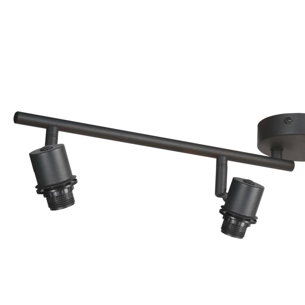 Plafondlamp 4-lichts Sumba met bamboe kappen Ø12cm Steinhauer 8712746182842