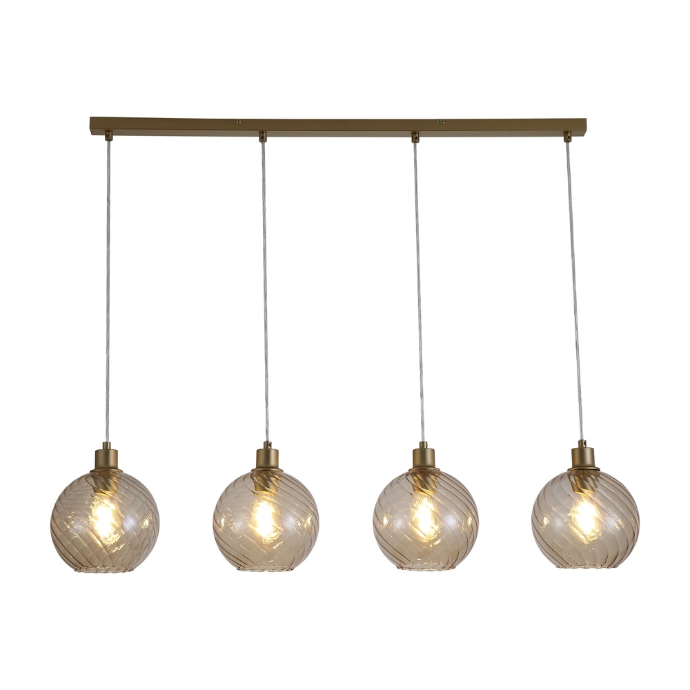 Hanglamp Radiance 4-lichts goud