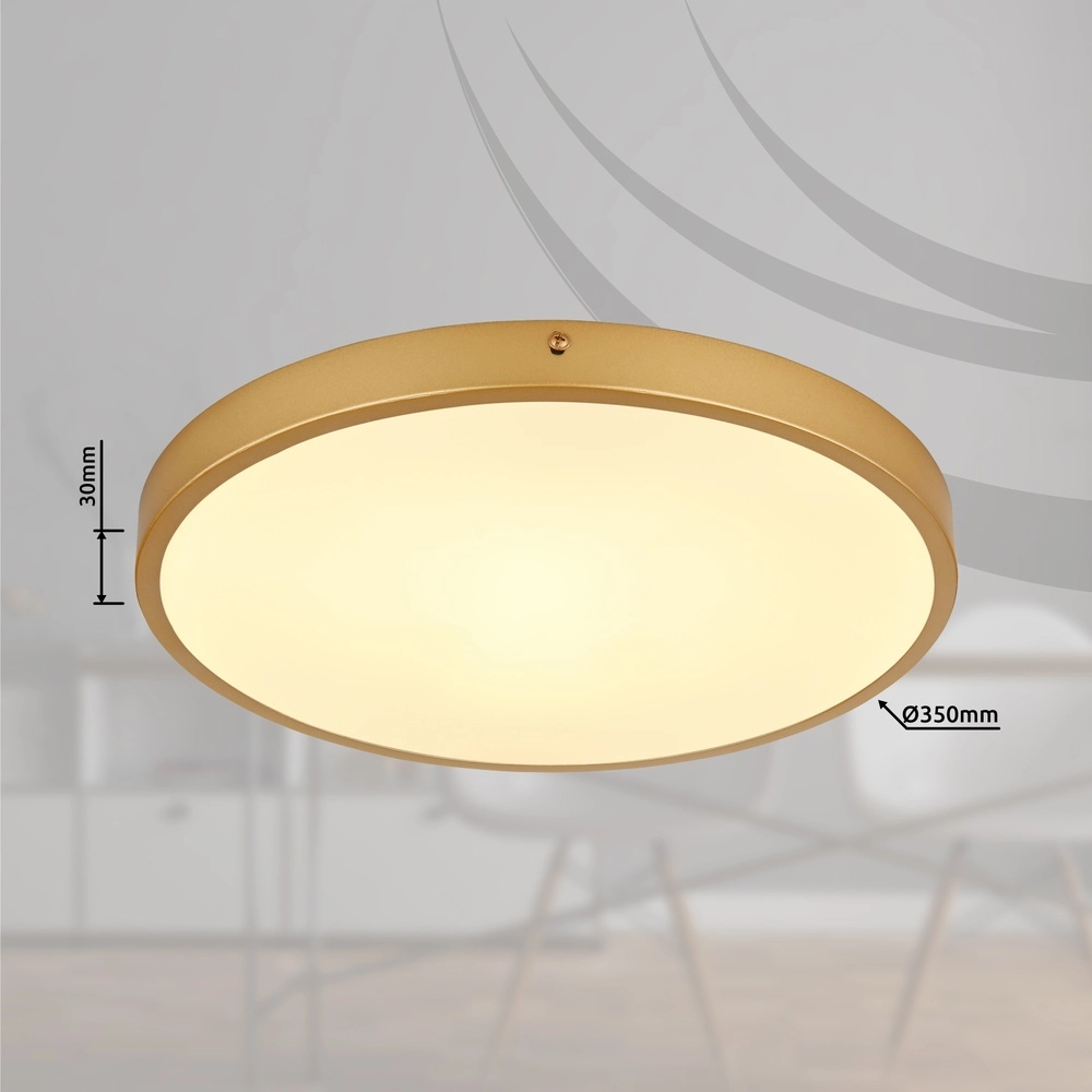 Plafonniere Tibey design goud Ø 35cm Globo 9007371454211