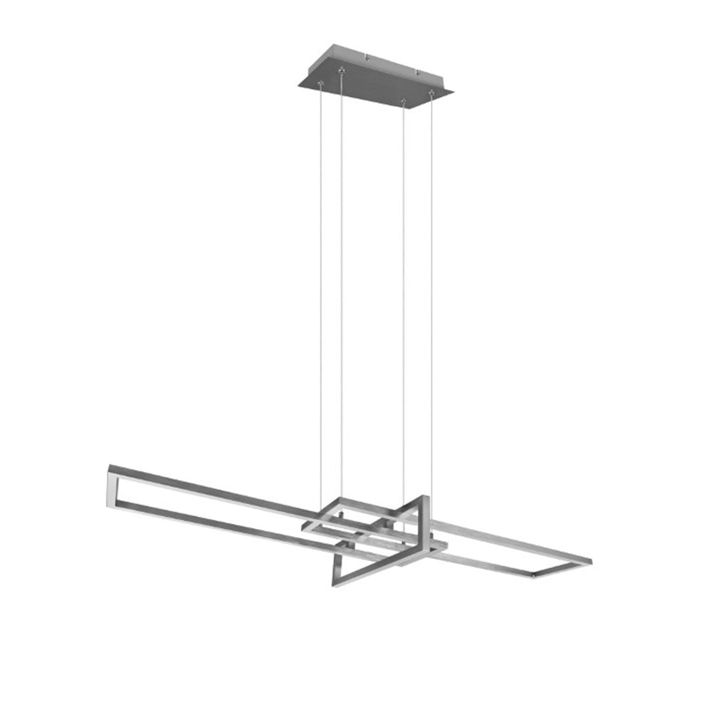 Led hanglamp Salinas 110cm metaalgrijs