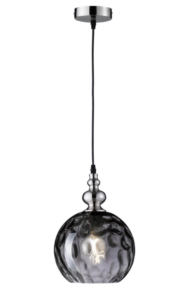 Glazen hanglamp Uller met smoke glas