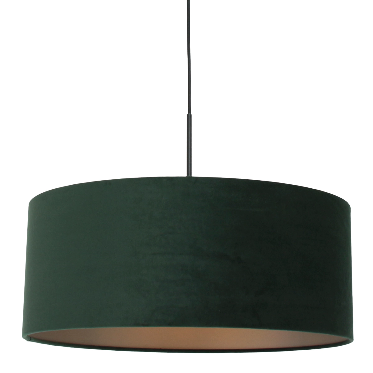 Hanglamp Sparkled 50cm met groen velourse kap