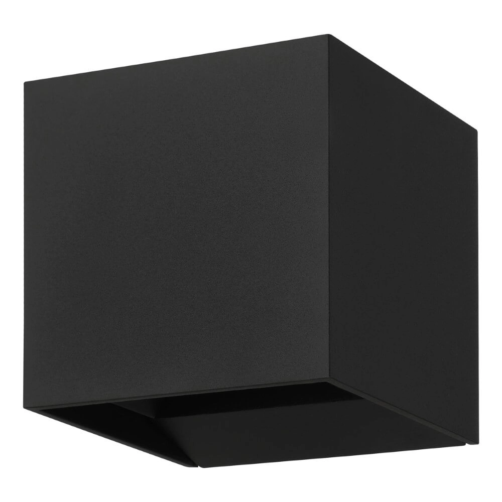 Wandspot Calpino 3 zwart 10x10x10cm