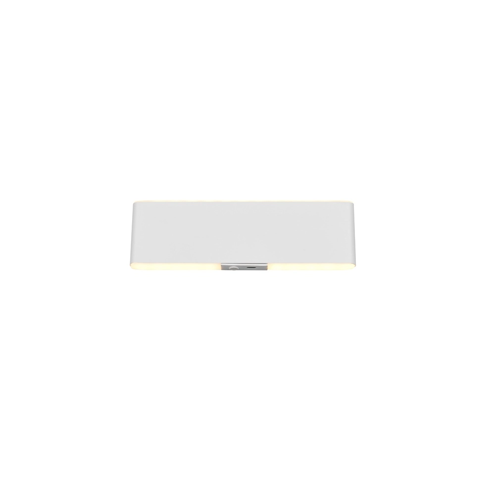 Moderne wandlamp Conchita wit 22cm Trio 4017807655636