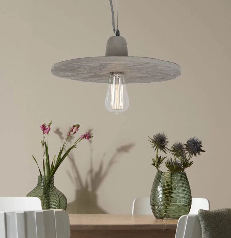 Betonnen hanglamp Paper Ø 35cm KS verlichting 8714732755405