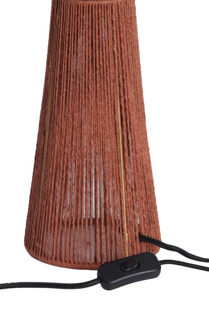 Rode tafellamp Fugia Ø 36cm Light & Living 8717807701833