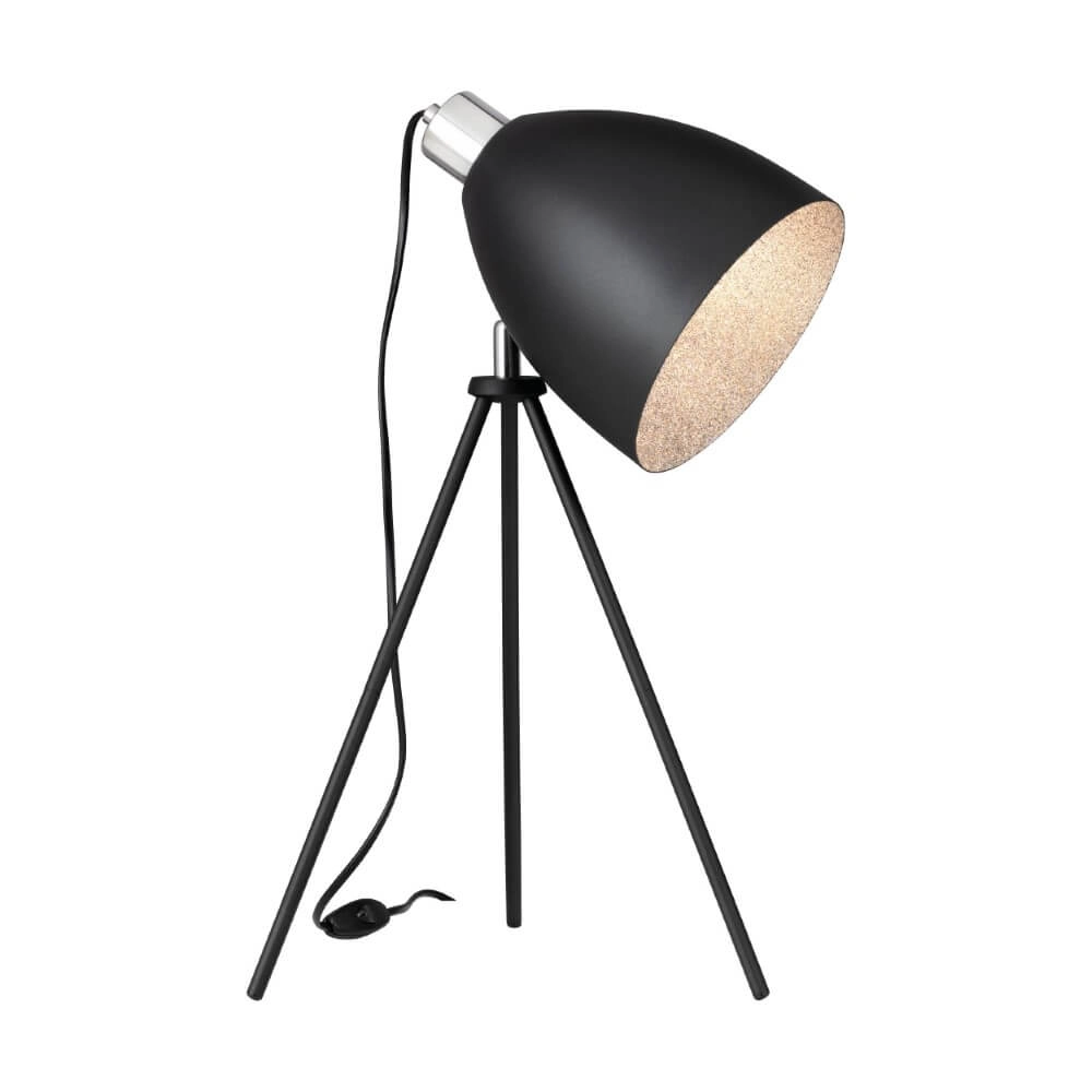 Tripod vloerlamp Mareperla zwart