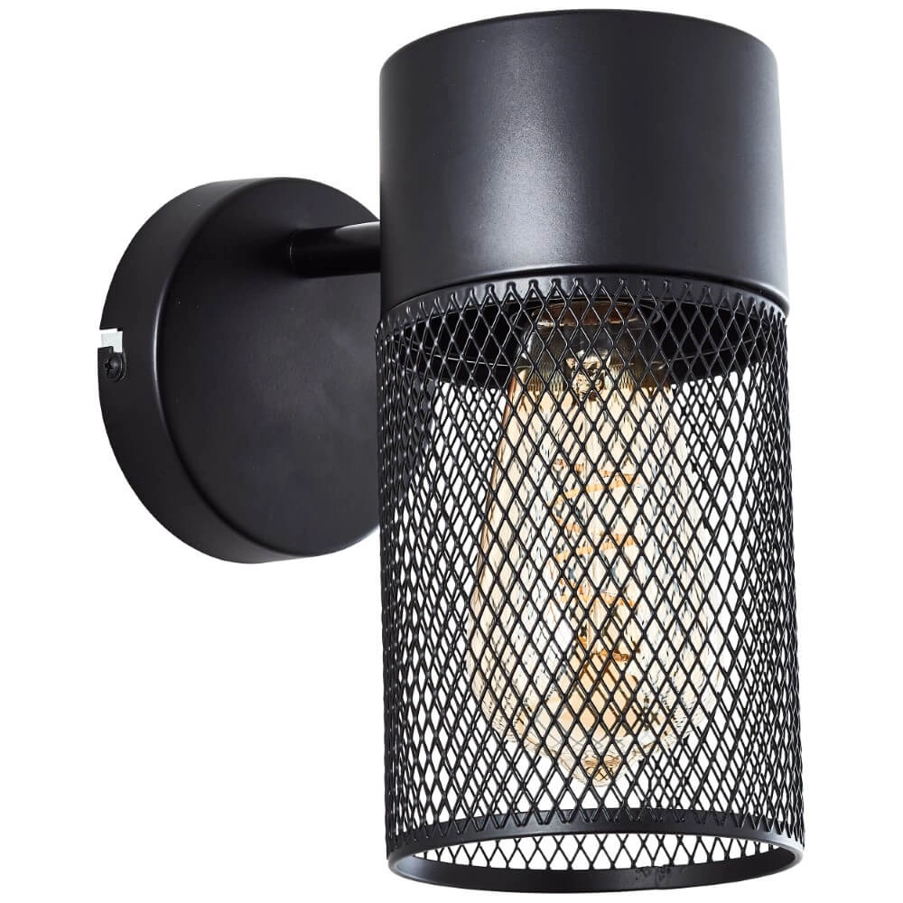Zwart wandlampje Kamolo Brilliant 4004353409394