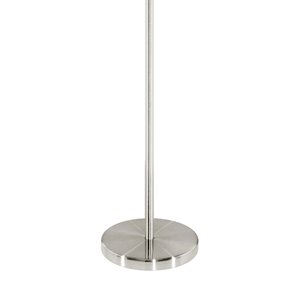Vloerlamp Pasteri 28cm nikkel mat met lichtbruine kap Eglo 9002759951672