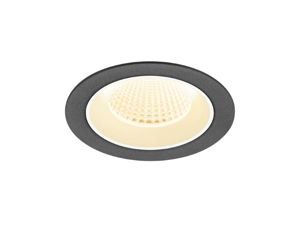 Inbouwspot Numinos M zwart/wit 3000K - 40gr SLV 4024163311373