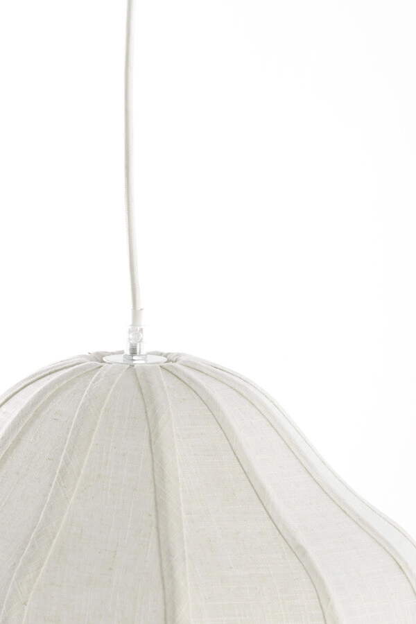 Witte hanglamp Sukau Ø 38,5cm Light & Living 8717807763732