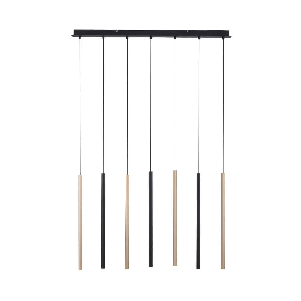 Unieke hanglamp Flute 7-lichts Paul Neuhaus 4012248374771