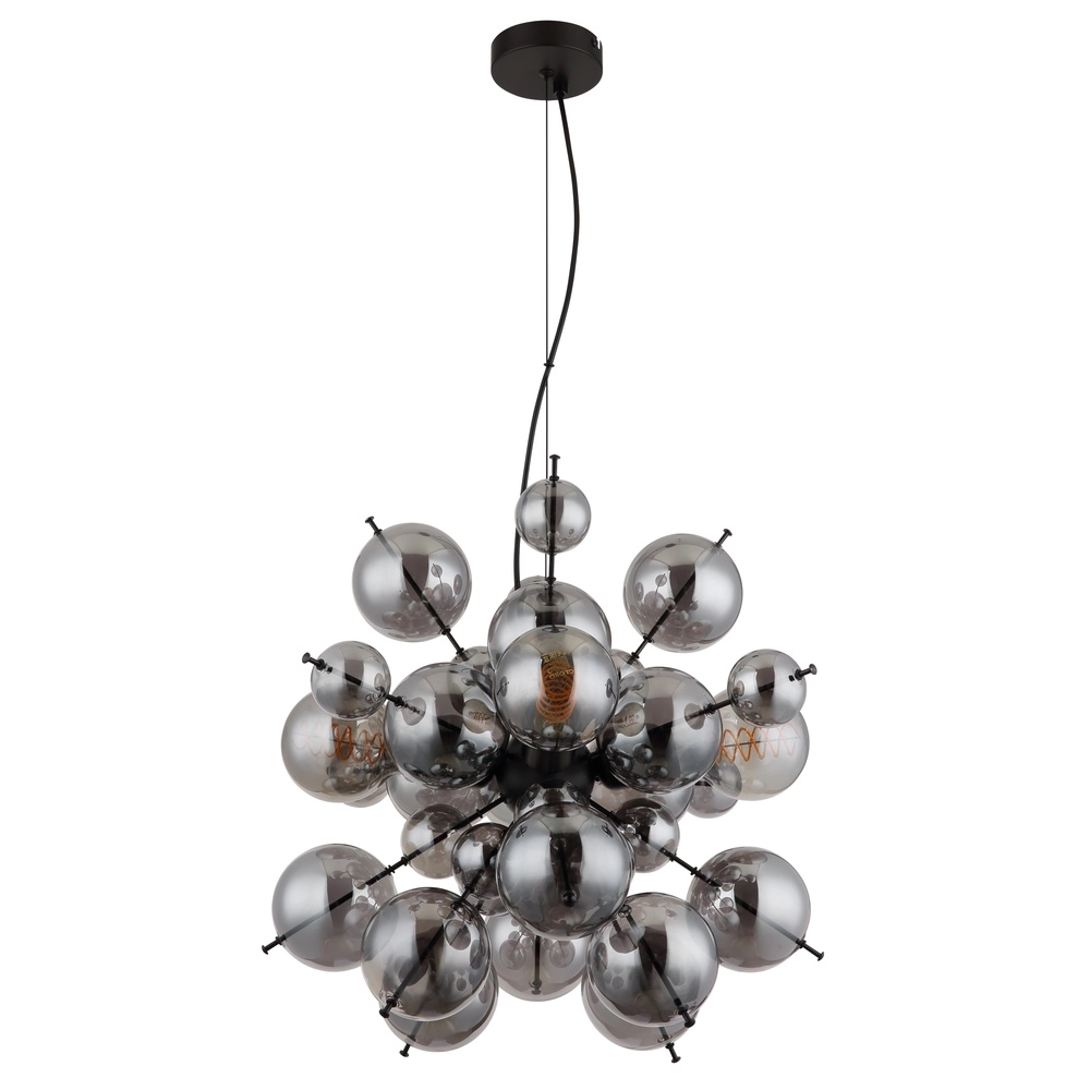 Unieke hanglamp Udo smoke glas Ø 51cm Globo 9007371506170