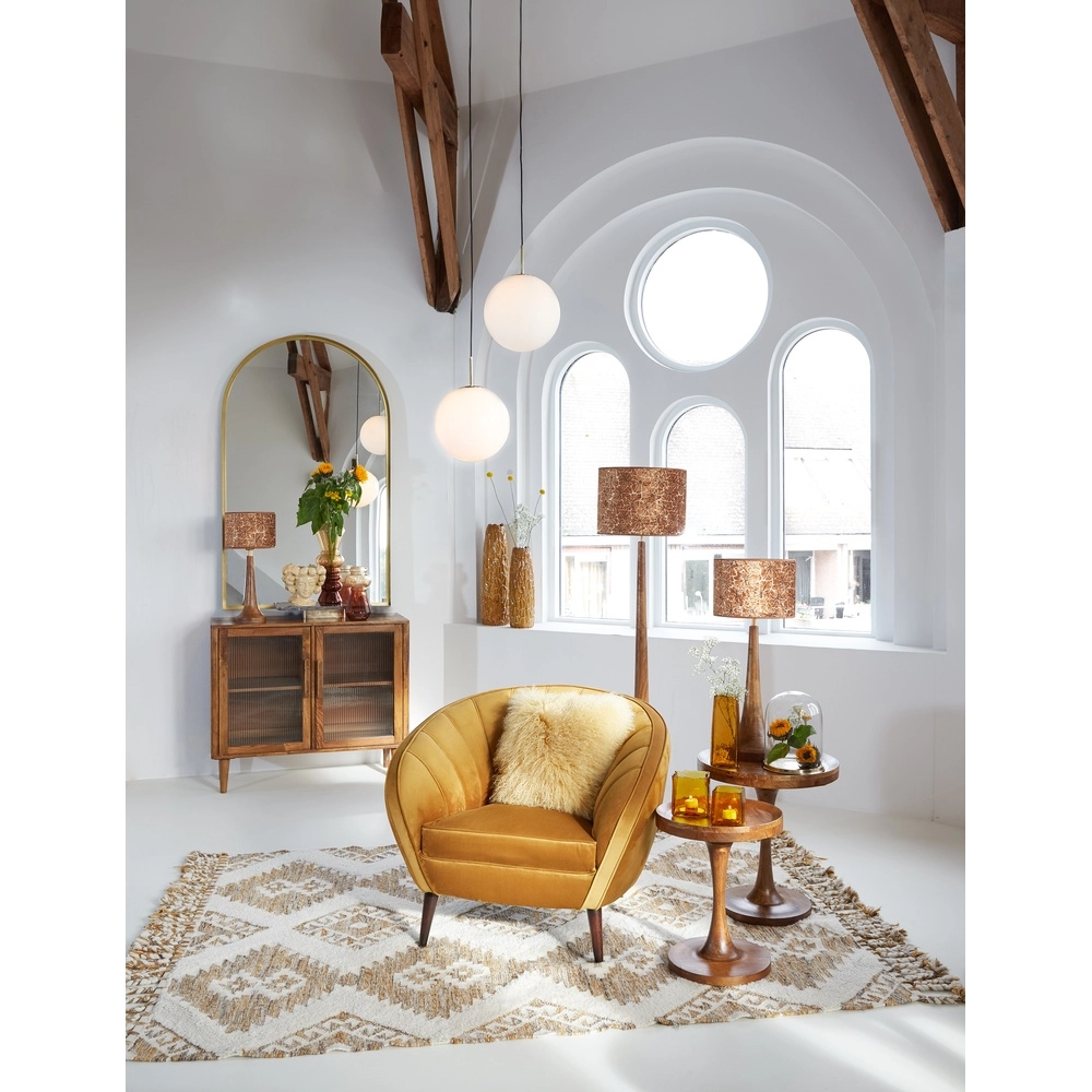 Opaal glazen hanglamp Medina Ø 30cm Light & Living 8717807650919