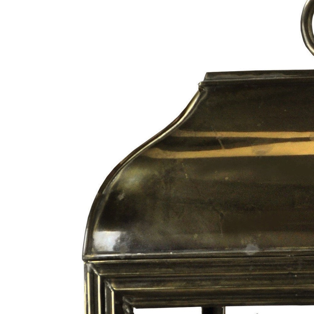 Landelijke hanglamp Hemingway M koper gevlamd (AB) Limehouse