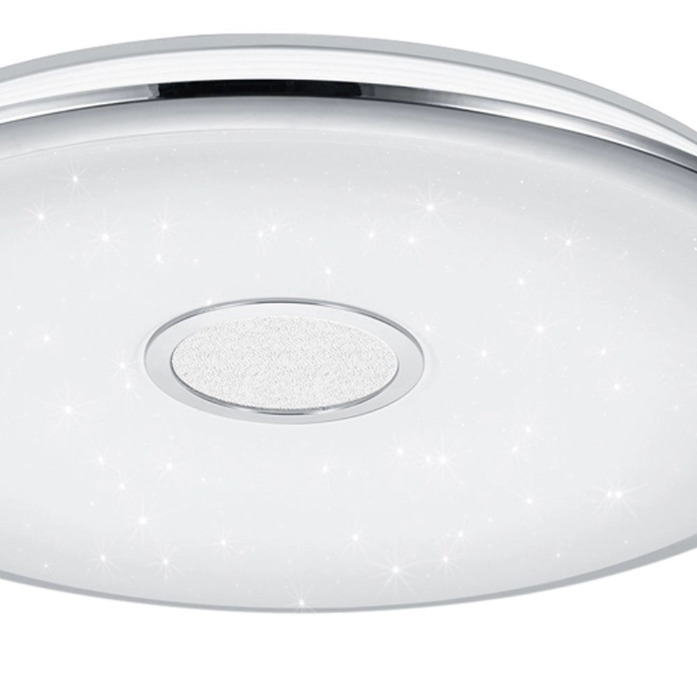 LED plafondlamp Osaka 67cm grijs met stereffect Trio 4017807337730