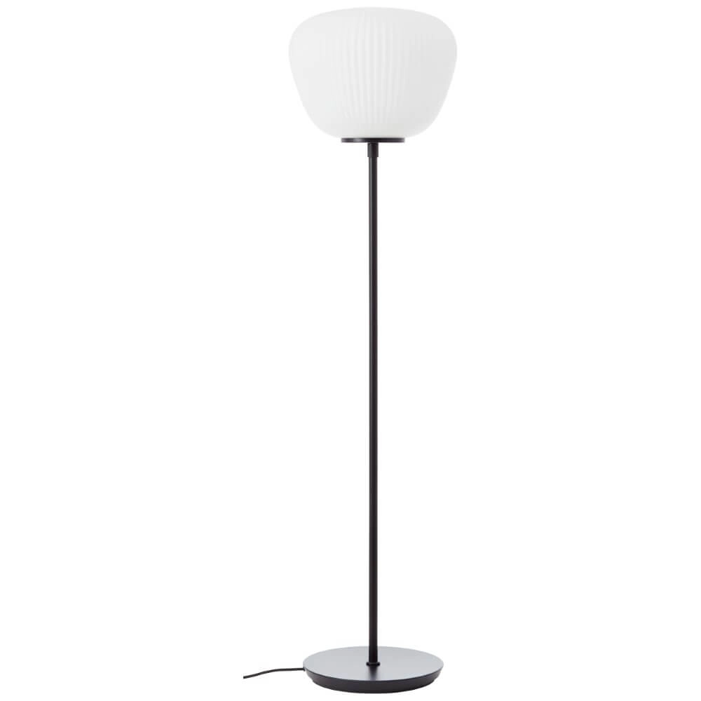 Vloerlamp Kaizen zwart met wit Brilliant 4004353447143