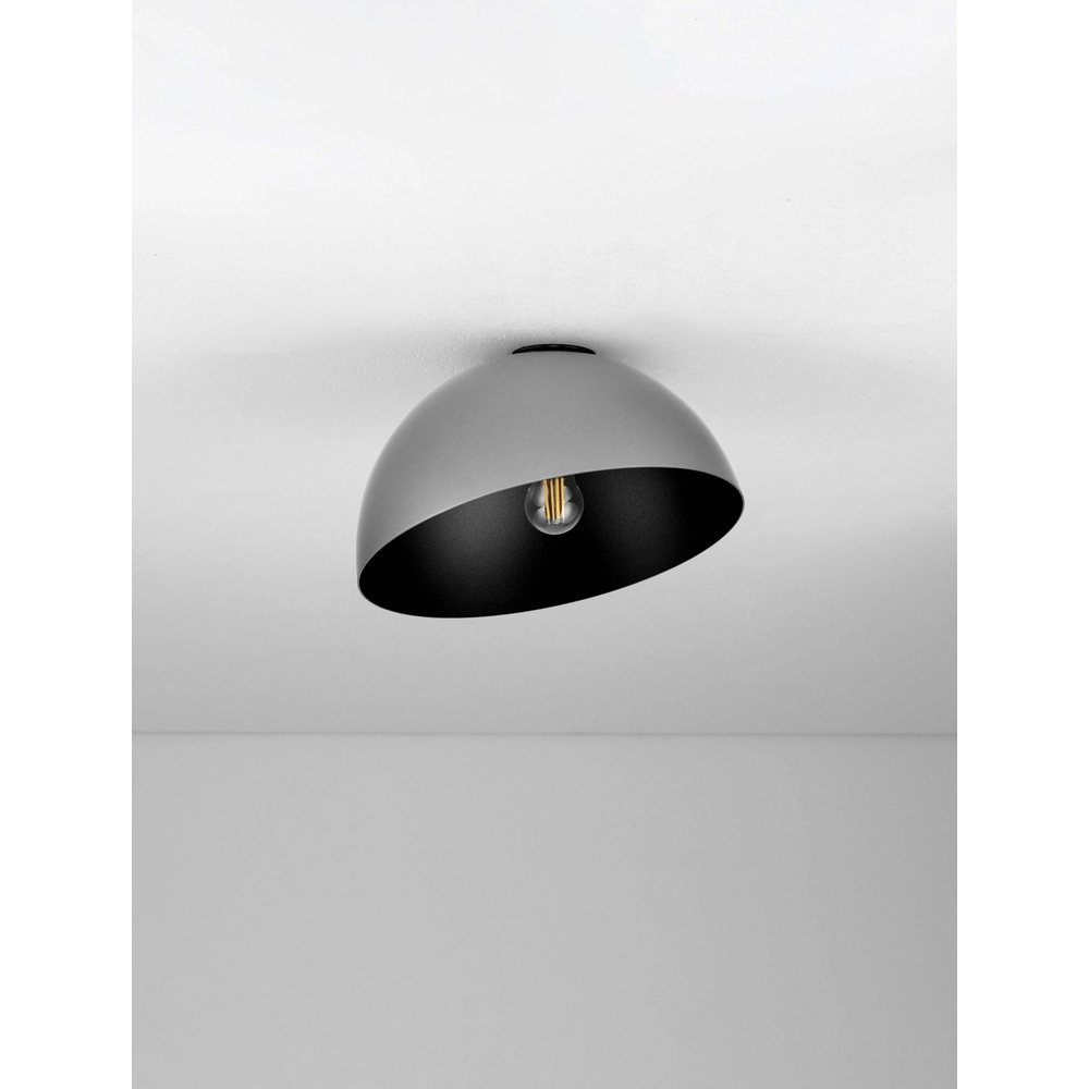 Plafondlamp Onia zwart Ø 29cm Lyora 5212017458162