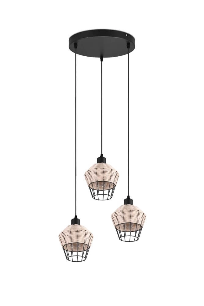 Vide hanglamp Borka rotan