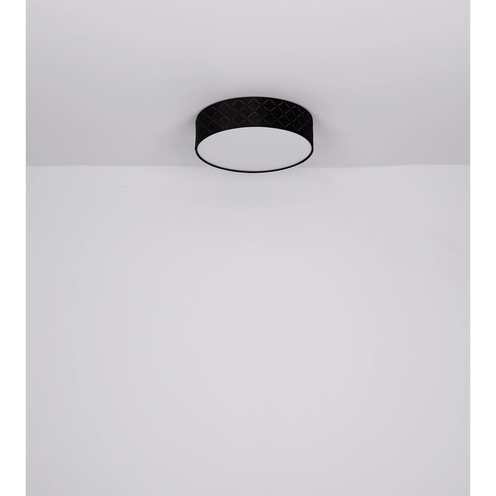 Plafondlamp Varios Ø 38cm zwart Globo 9007371396757
