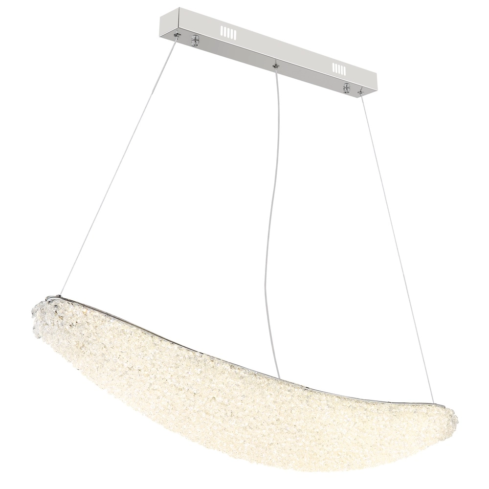 Hanglamp Kristalla chroom
