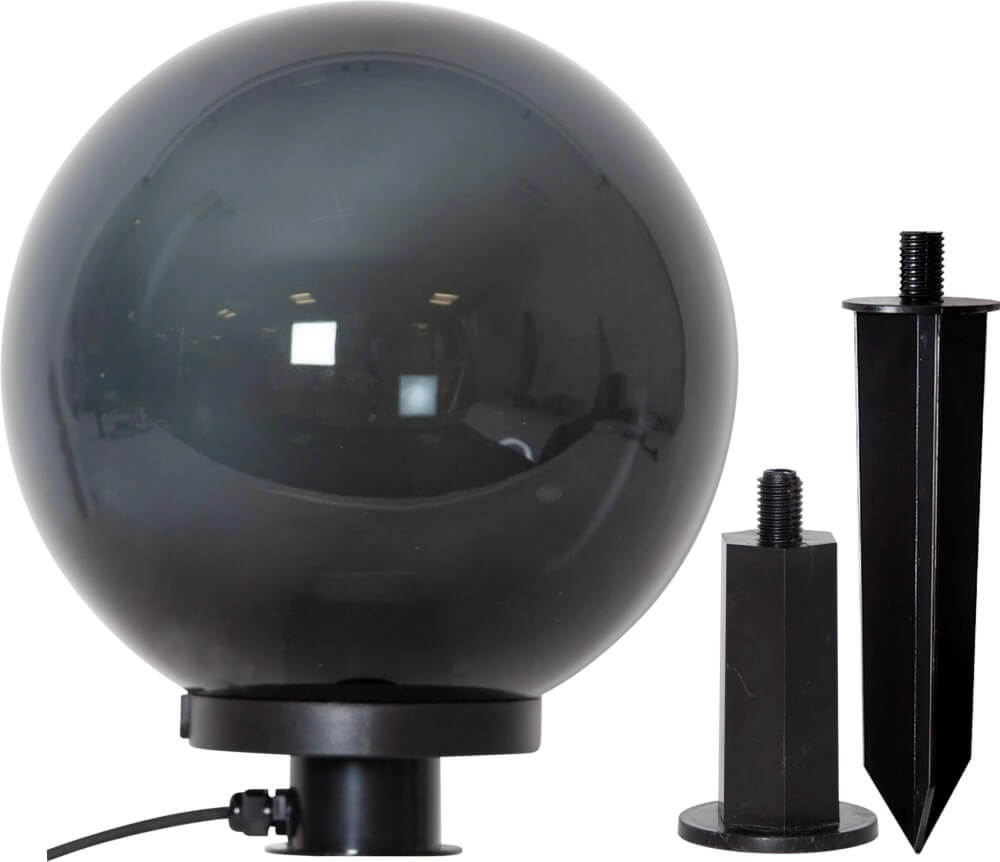 Bollamp met spike Monterollo Smoke Ø 30cm