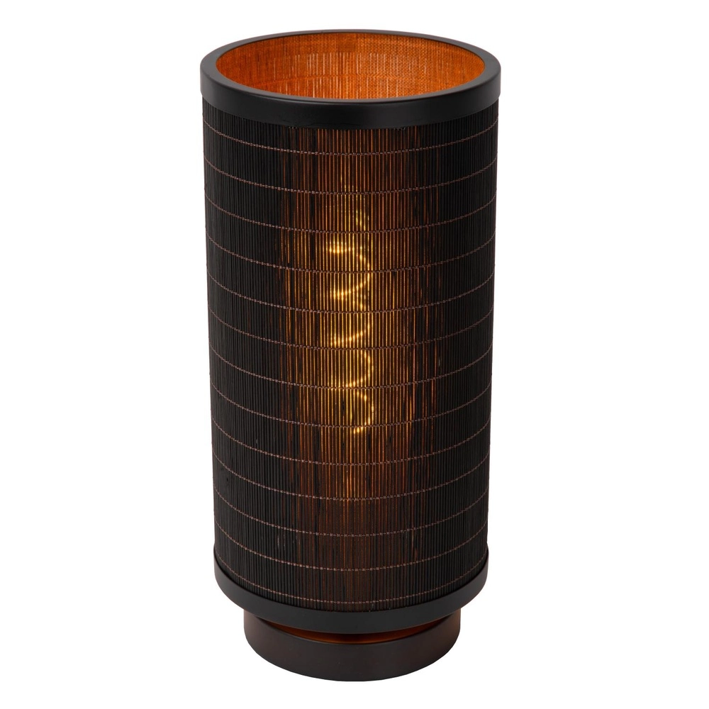 Tafellamp Tagalog Ø 15cm zwart Lucide 5411212211637