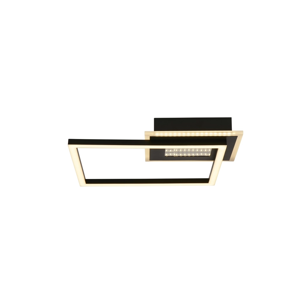 Plafondlamp Quadrate zilvergrijs
