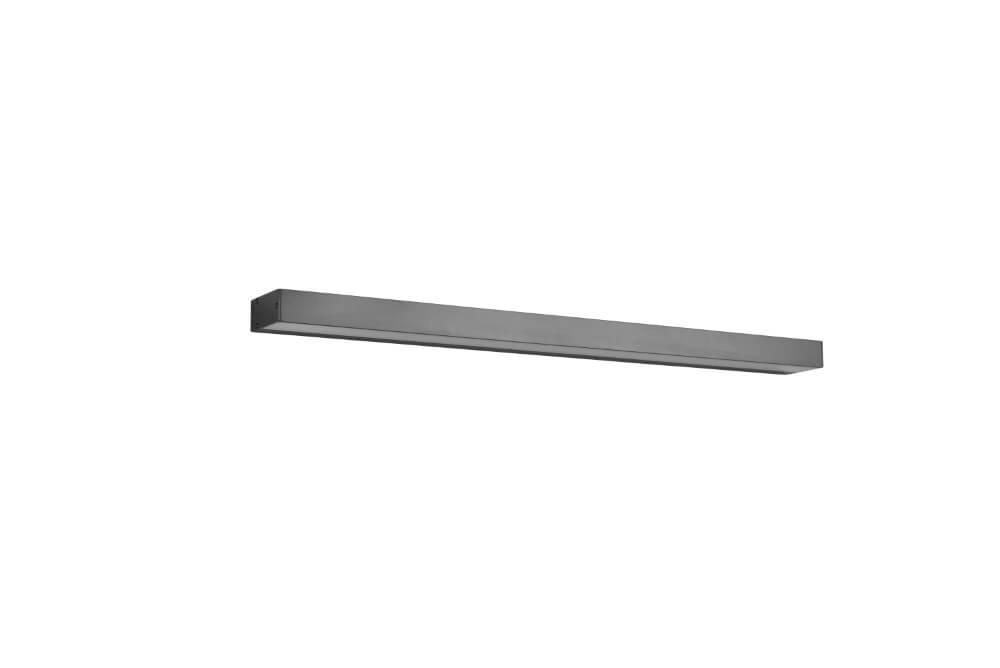 Wand lamp Rocco 90cm zwart