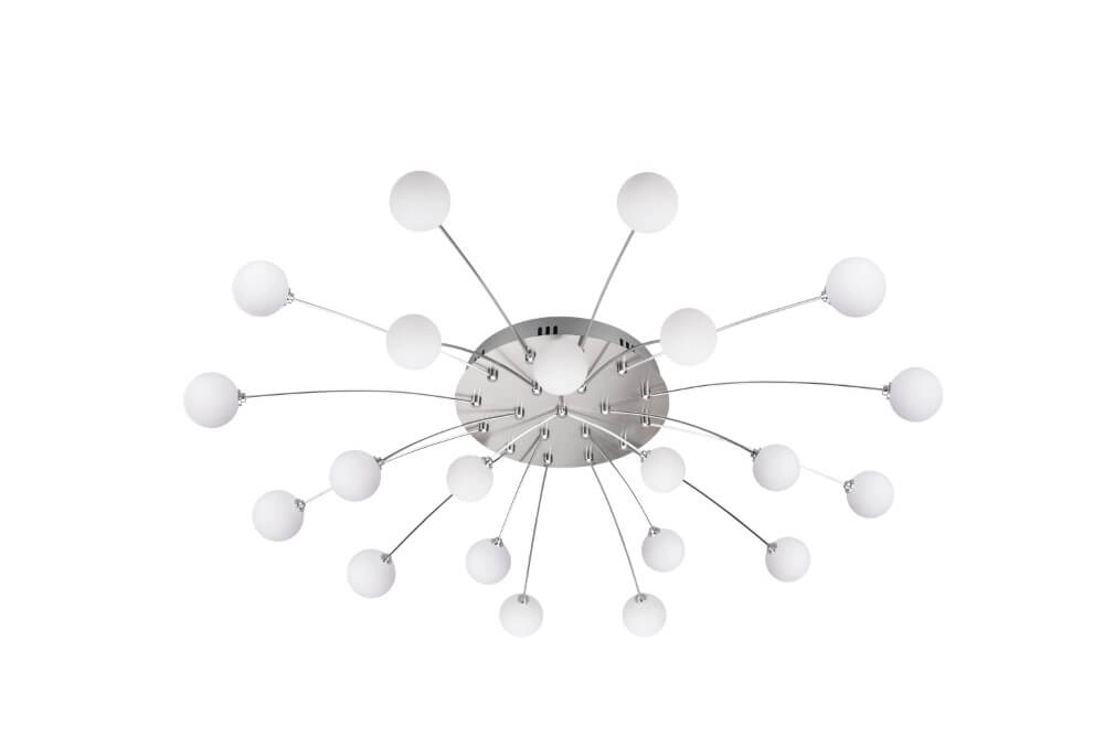 Design plafondlamp Bullet nikkel Trio 4017807539226