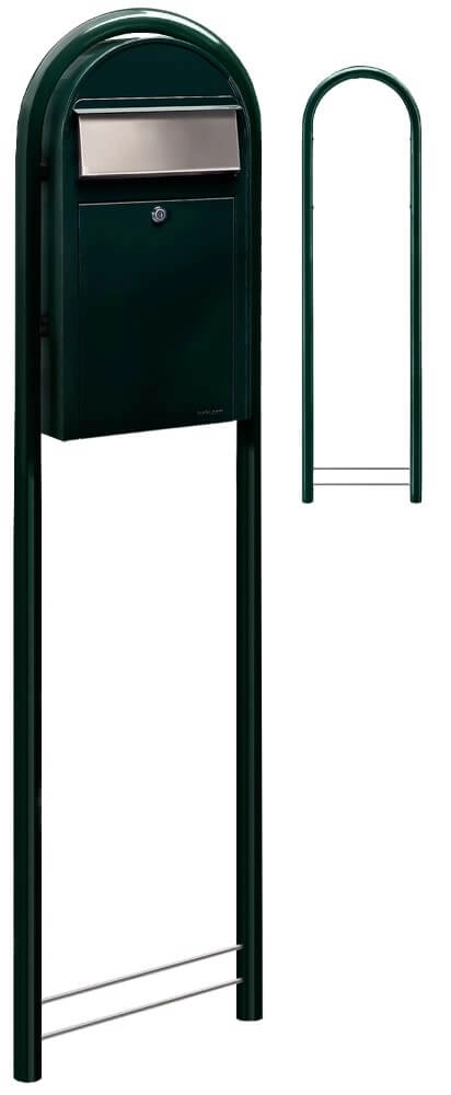 Brievenbus Grande S 6064 i Zwartgroen Bobi 6417237037305