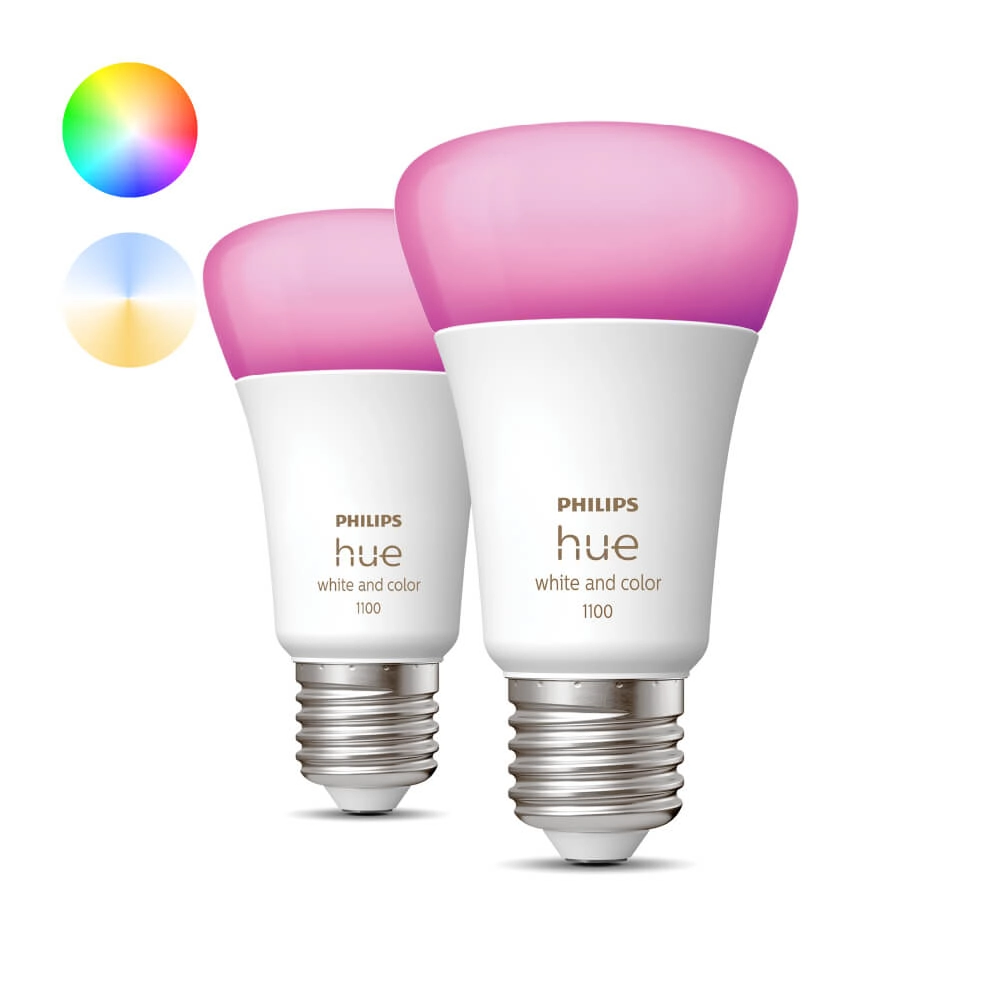 Hue - E27 - 11W - White and Color set van 2