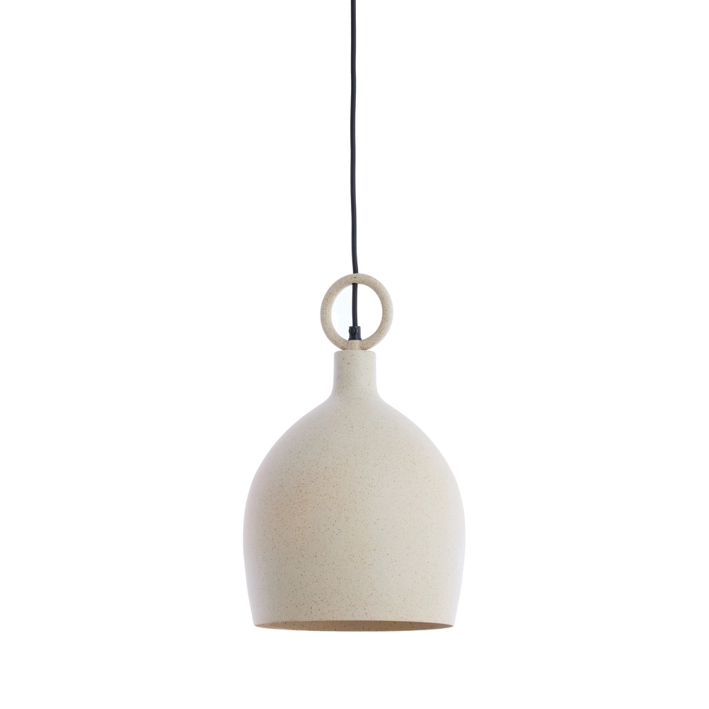 Metalen hanglamp Rosero Ø 24cm - zand bruin
