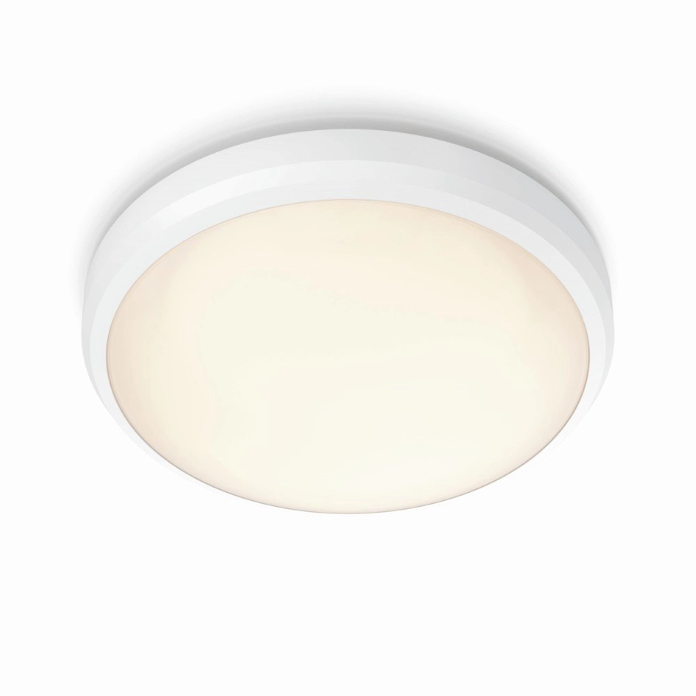 Witte plafonnière Doris Ø 22,5cm